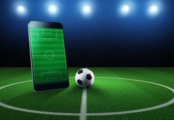 Watch a live sports event on your mobile device
