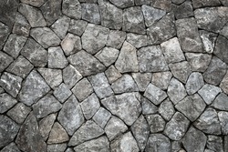 Stone wall background and texture with space