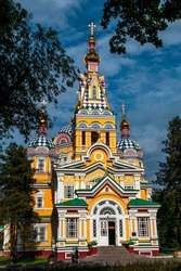 Ascension Cathedral, also known as Zenkov Cathedral, is a Russian Orthodox cathedral located in Panfilov Park in Almaty, Kazakhstan.