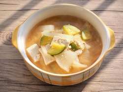 Korean food Soybean Paste Stew ,miso soup