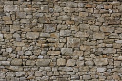part of a stone wall, for background or texture.