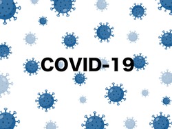 Corona virus or COVID-19 cells background, new virus from Wuhan, China in 2019. Background vector of Corona disease outbreak situation concept.