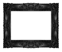Black ornate frame, similar available in my portfolio