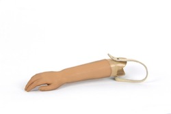 prosthetics arm, antique vintage body-powered upper limb prostheses