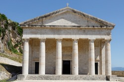 St. George's Church on the island of Corfu, Greece.