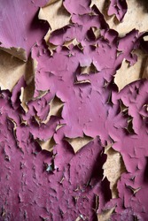Grunge peeling paint background texture.