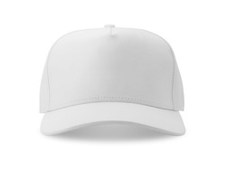 White baseball cap isolated on white background