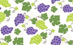 grape pattern saemless vectors