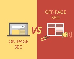 on-page SEO compare to off-page SEO to help in search engine optimization