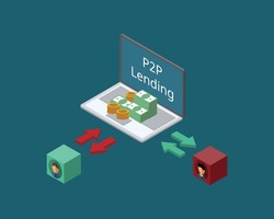 p2p lending or peer to peer lending platform for crowdfunding