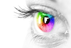 Colorful eye 