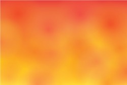 Abstract blurry orange background, vector.