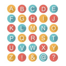 Five Free Alphabet Icon Set - ABCDE - Free Stock Photo by pixloger on ...
