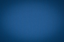 blue nylon fabric texture. coarse canvas background - closeup pattern