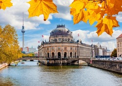 Museum island in autumn, Berlin, Germany