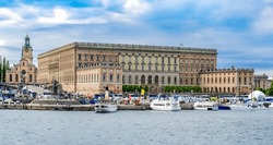 Royal palace in Stockholm, Sweden