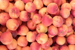 Peaches closeup background