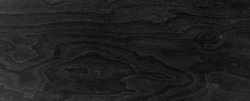 Wooden black background with texture. Black plank banner.