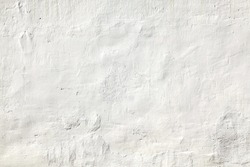 White Plastered Brick Wall Texture. Whitewash Brick Wall Seamless Surface. Abstract White Wash Background. White Brickwall Wallpaper. White Painted Retro Wall Built Structure.