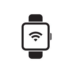 
Smart watch isolate white background. Vector.