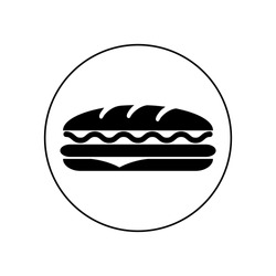 Sandwich icons. Vector, logo
