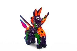 Winged dragon alebrije handcraft NO AUTHOR, from Mexico