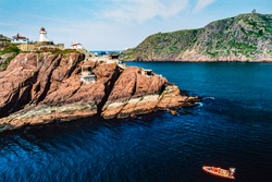 Aerial image of St. John's, Newfoundland, Canada