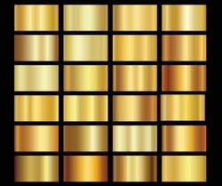 metallic gold gradients golden colour