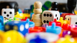mix of colorful little games for young and old