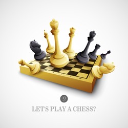 Chess. Vector illustration