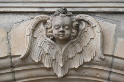 Putto relief of the Renaissance in Celle 