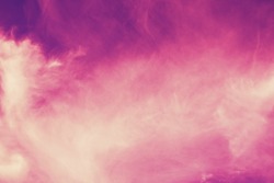 Cloud sky pastel abstract gradient blurred. soft focust canopy purple, orange, red, yellow. wallpaper or background sweet soft landscape.