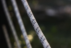 close up of a sturdy rope