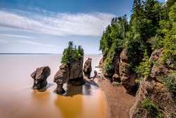 Hopewell Rocks in Canada