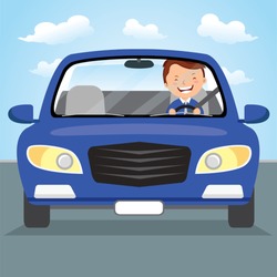 Illustration of Man Driving Car - Free Stock Photo by mohamed hassan on ...