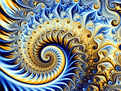 Colorful fractal background. Computer generated fractal. Vector stock. Eps 10.