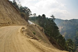 Cliffside Dirt Road
