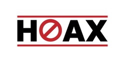 Creative Typography of stop Hoax, fake news, hoax symbol vector illustration