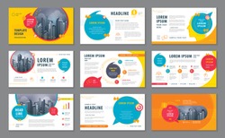 Abstract Presentation Templates, Infographic Colorful elements Template design set for Brochures, flyer, leaflet, , Website design, Webpage, Questions and Answers, social networks, speech bubble, talk
