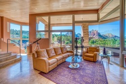 A luxury living room in arizona