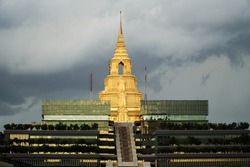 New Parliament House of Thailand ,The new attractive landmark of the capital city.