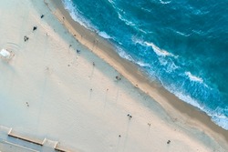 City Beach, Perth, Western Australia, Aerial View of Beach, Coastline, Coastal Life, Seascapes, Coastal