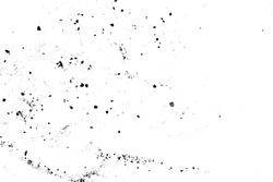 Black spots of dirt and dust on a white background, texture
