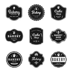 Bakery Vintage Badge And Labels