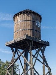 Water tank along historic Route 66 