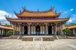 Taipei Confucius Temple in dalongdong, taipei, taiwan