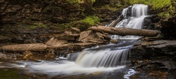 Shawnee Falls in Ricketts Glen State Park, Pennsylvania