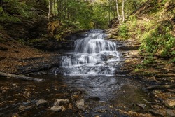 Onondaga Falls at Ricketts Glen State Park, PA