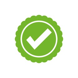 Approved or Certified Medal Icon. Approved certified icon. Certified seal icon