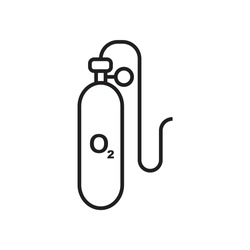 Oxygen tank icon design. vector illustration